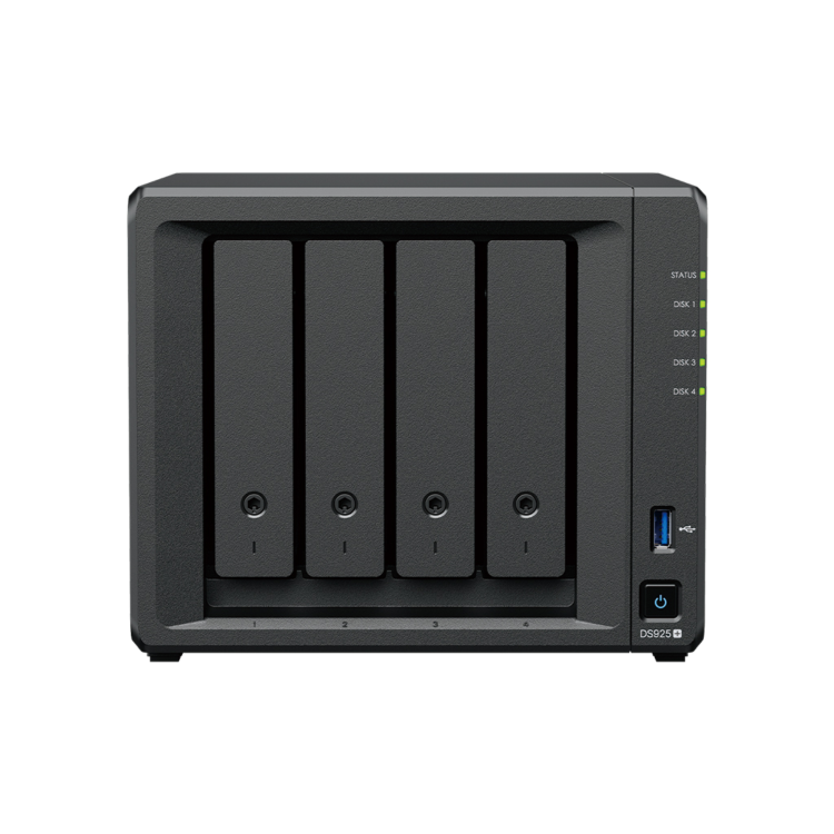 Synology DS925+ 4-Bay 24TB HAT3300 Hard Drive NAS