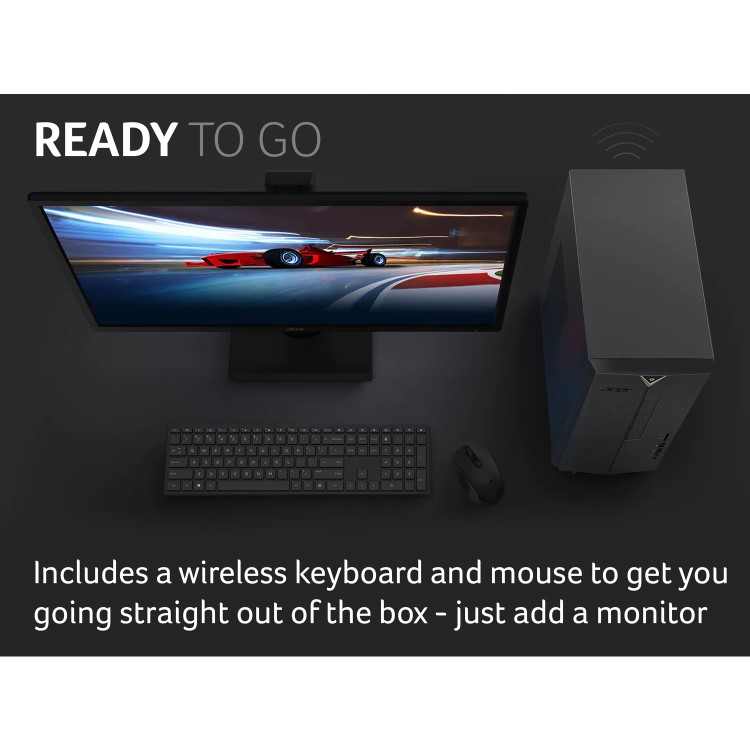 Acer Aspire TC-1760 Intel Core i3-12100 8GB 2TB HDD Windows 11 Home Desktop PC