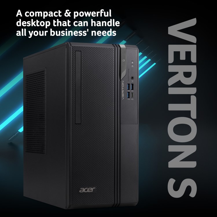 Acer Veriton 2000 VS2722G Mid Tower Intel Core i5 14400 16GB RAM 512GB SSD Windows 11 Pro Desktop PC