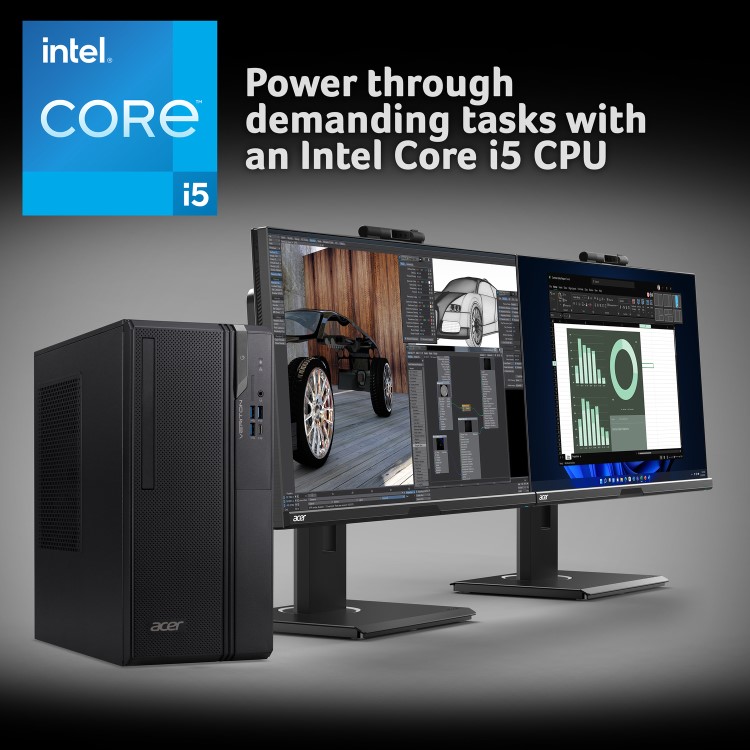 Acer Veriton 2000 VS2722G Mid Tower Intel Core i5 14400 16GB RAM 512GB SSD Windows 11 Pro Desktop PC