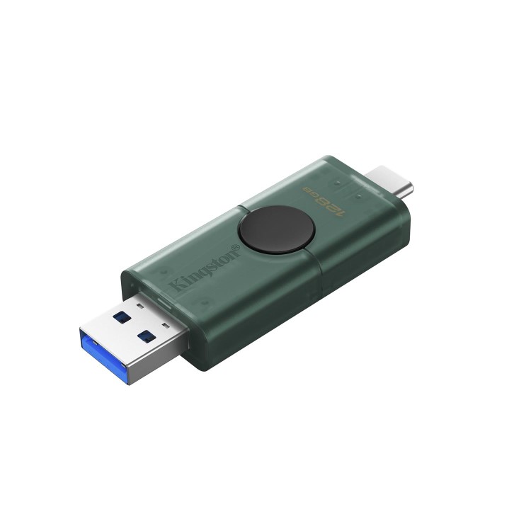 Kingston DataTraveler 128GB Duo USB-A + USB-C 3.2 Flash Drive