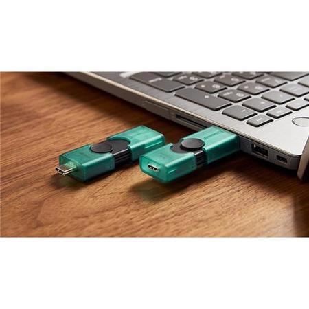 Kingston DataTraveler 128GB Duo USB-A + USB-C 3.2 Flash Drive