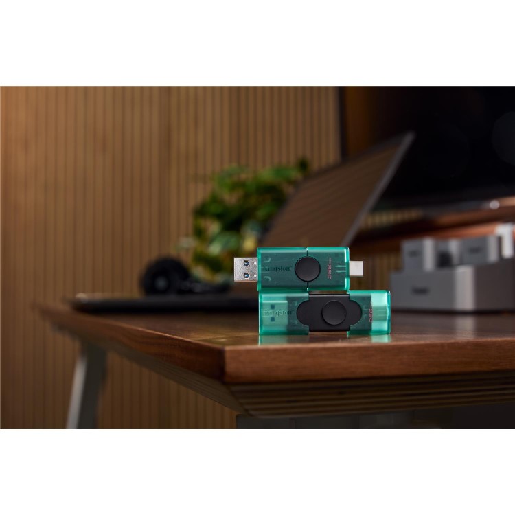 Kingston DataTraveler 128GB Duo USB-A + USB-C 3.2 Flash Drive