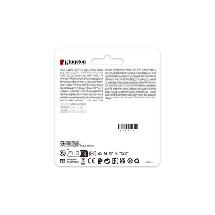 Kingston DataTraveler 128GB Metal USB 3.2 Flash Drive