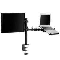 Dual Monitor Arm for Monitors up to 32 inch & Laptop/Tablet Shelf Dual Monitor Arm for Monitors up to 32 inch & Laptop/Tablet Shelf