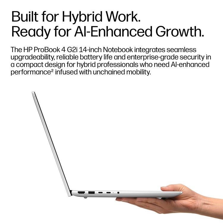 HP ProBook 4 G2i 14 AI PC Intel Core 5 16GB RAM 512GB SSD 14 Inch Windows 11 Pro Laptop