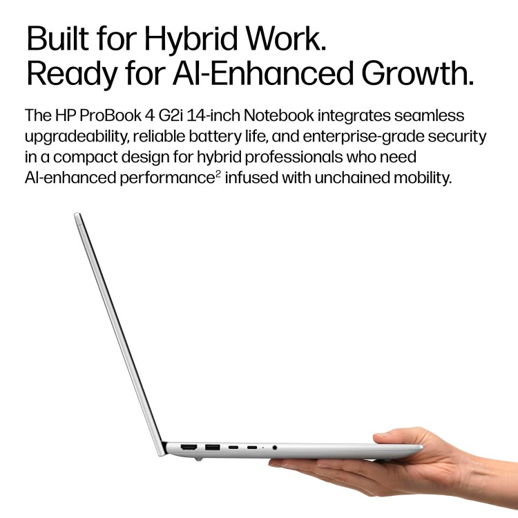 HP ProBook 4 G2i 14 AI PC Intel Core 5 16GB RAM 512GB SSD 14 Inch Windows 11 Pro Laptop