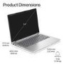 HP EliteBook 6 G2i Intel Core 5 16GB RAM 512GB SSD 14 Inch Windows 11 Pro Laptop