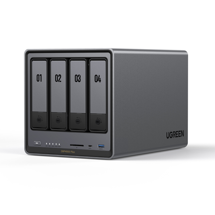 UGREEN NASync DXP4800 Plus  8GB RAM 4 Bay SATA Desktop NAS Expansion Enclosure