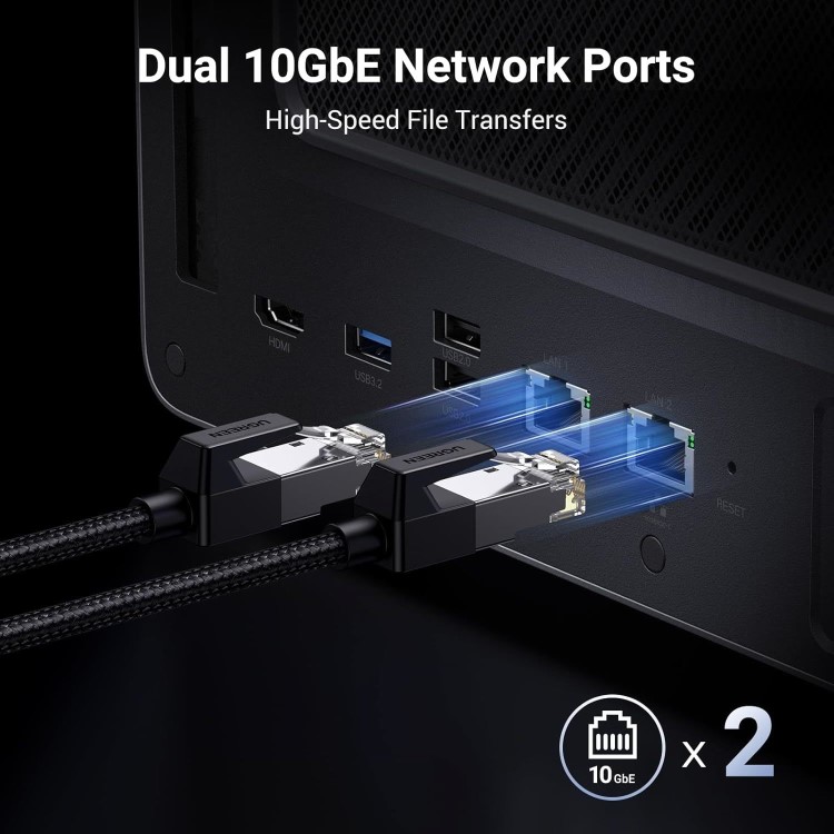 UGREEN NASync DXP6800 Pro 8GB RAM 6 Bay SATA Desktop NAS Expansion Enclosure