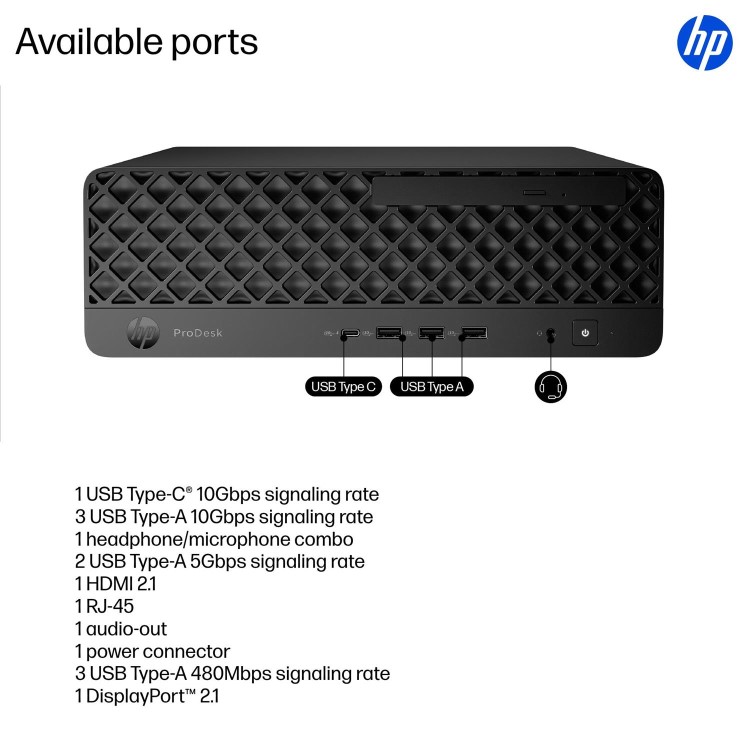HP ProDesk 4 SFF G1i AI Intel Core Ultra 5 235 16GB RAM 512GB SSD Windows 11 Pro Desktop PC