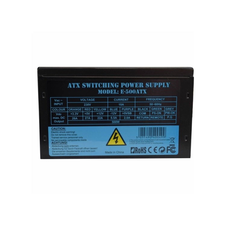 Evo Labs 500W Non-Modular Power Supply