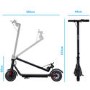 GRADE A3 - electriQ Active Electric Scooter - Black - 25km Range - 20km/h 