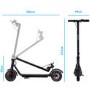 GRADE A3 - electriQ Active Electric Scooter - Black - 25km Range - 20km/h