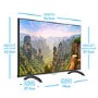 Electriq 43-inch 4K Ultra HD HDR Dolby Vision LED Smart TV with Freeview HD and Freeview Play