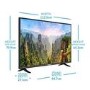 electriQ 49" 4K Ultra HD Smart HDR LED TV with Dolby Vision and Freeview Play