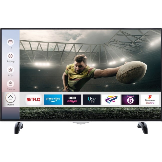 electriq 58" 4K LED HDR Smart TV with Freeview Play with Alexa