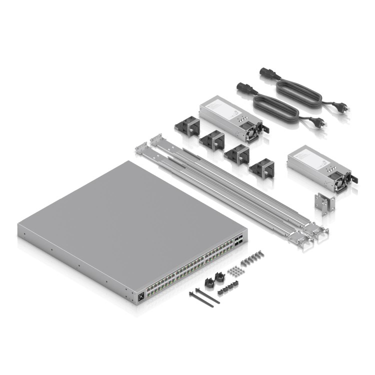 Ubiquiti UniFi ECS-48-PoE-UK 48-Port PoE+ Rack-mountable Managed Switch