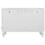electriQ 2500W Smart Designer Glass Panel Convection Heater - Wall Mountable & Bathroom Safe - White