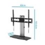 GRADE A2 - electriQ - Pedestal Stand Flat TV Bracket - Up to 65 Inch TVs
