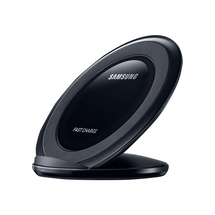 Samsung Wireless Charger EP-NG930 - Wireless charging stand + AC power adapter - 1000 mA - Fast Charge - Black