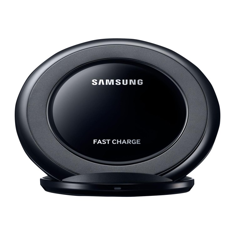 Samsung Wireless Charger EP-NG930 - Wireless charging stand + AC power adapter - 1000 mA - Fast Charge - Black