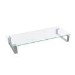 Premium Clear Glass Monitor And Notebook Stand/ Riser