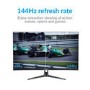 Refurbished electriQ 27" Full HD 144Hz Gaming Monitor