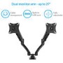 GRADE A2 - Dual Monitor Arms for monitors up to 27 inch