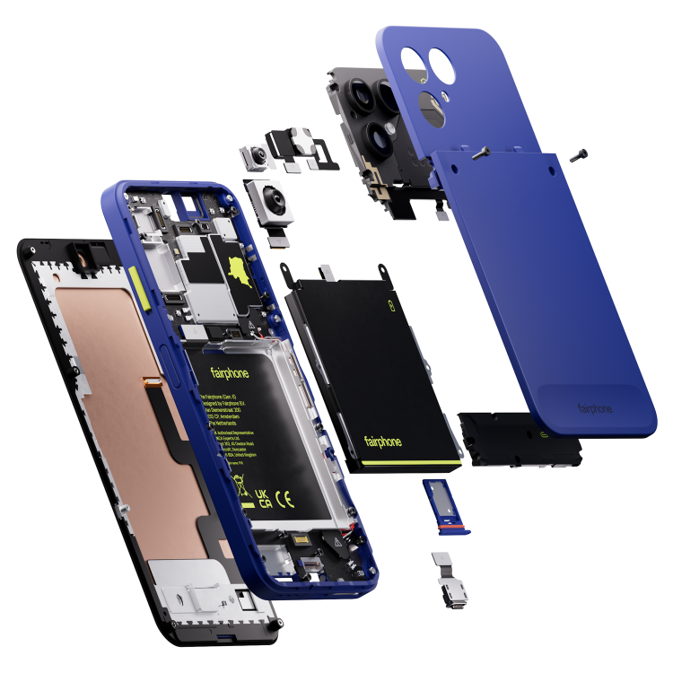 Fairphone Gen 6+ Cobalt Blue 6.3" 256GB 5G Unlocked & SIM Free Smartphone