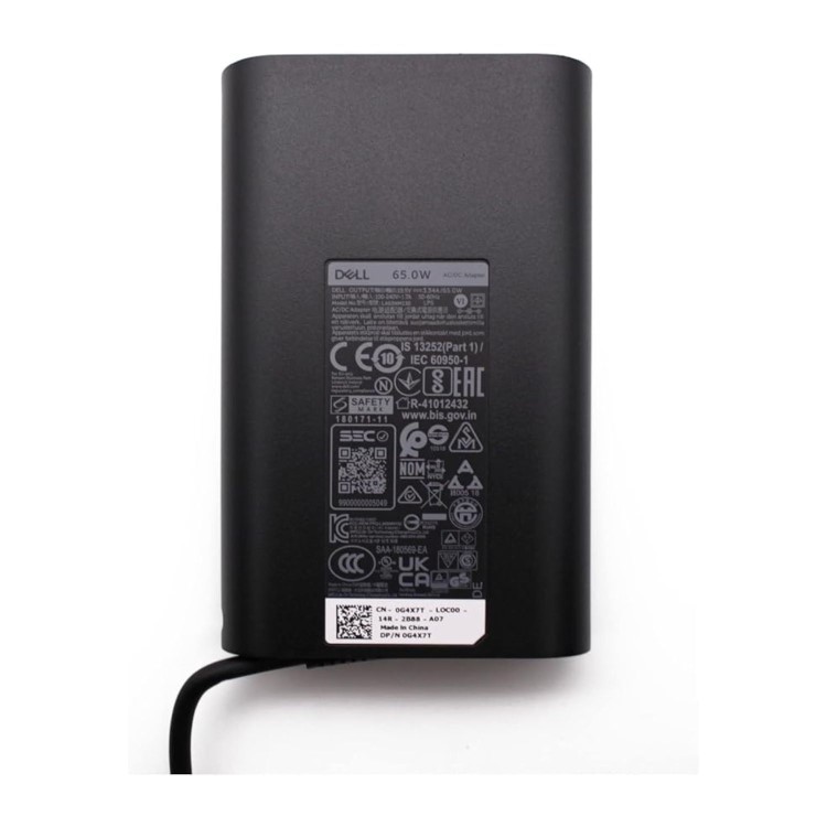 Dell AC Adapter 19.5V 65W includes Power Cable