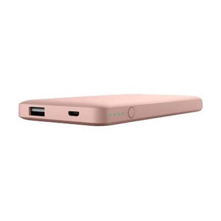 Belkin 5000mAh Battery Pack 2.4amp Output & Input Micro USB Cable - Rose Gold