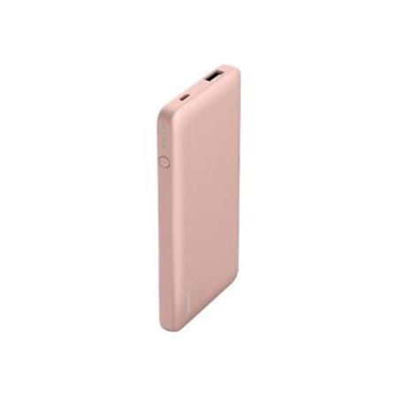 Belkin 5000mAh Battery Pack 2.4amp Output & Input Micro USB Cable - Rose Gold
