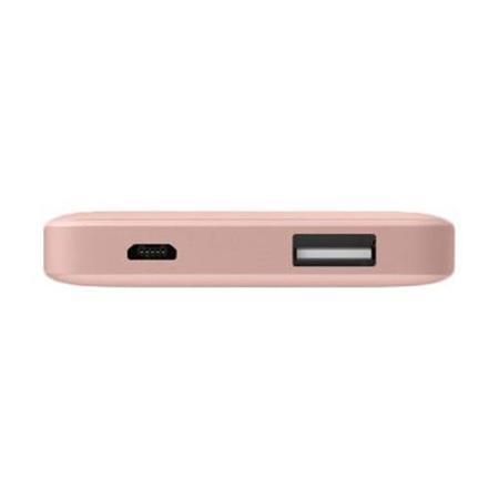 Belkin 5000mAh Battery Pack 2.4amp Output & Input Micro USB Cable - Rose Gold
