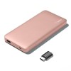 Belkin Pocket Power 5K + USB-C to Micro USB Adapter - Rose Gold