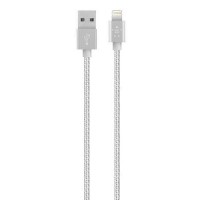Belkin MIXIT Metallic Lightning to USB Cable - 1.2m - Grey Belkin MIXIT Metallic Lightning to USB Cable - 1.2m - Grey