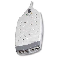 6-Socket SurgeMaster&reg; Superior Series with Telephone and AV Protection