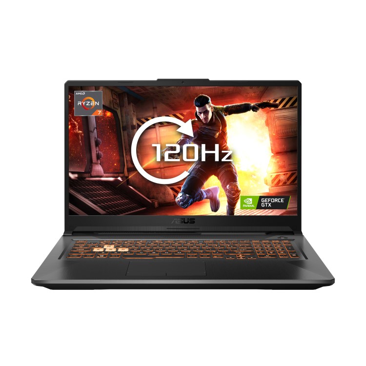 Asus TUF Gaming A17 FA706 Ryzen 7-4800H 8GB 512GB SSD 17.3 Inch GeForce GTX 1660Ti Windows 10 Gaming Laptop