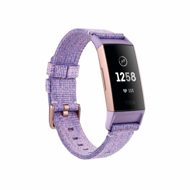 Fitbit Charge 3 SE Lavender Woven / Rose-Gold Aluminium
