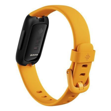 Fitbit Inspire 3 Black with Morning Glow Band Fitness Tracker
