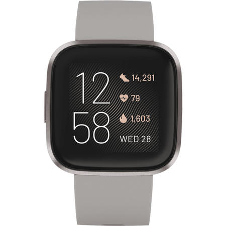 FitBit Versa 2 with Amazon Alexa - Stone/Mist Grey