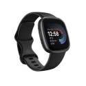 FB523BKBK Fitbit Versa 4 Graphite Aluminium with Black Band Bluetooth Smartwatch