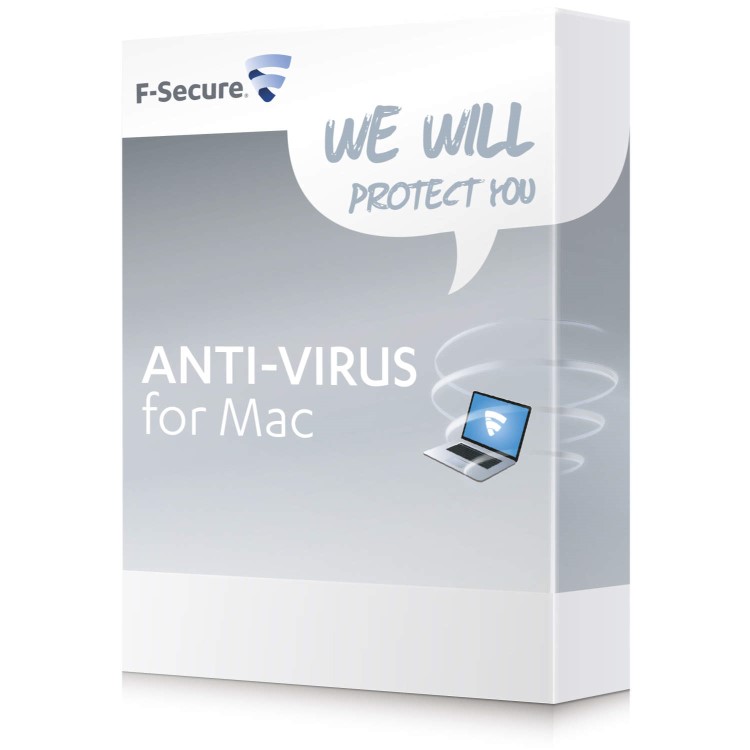 Keycard - F-Secure Anti-Virus 2014 for Macs 3 Users/1 Year Licence