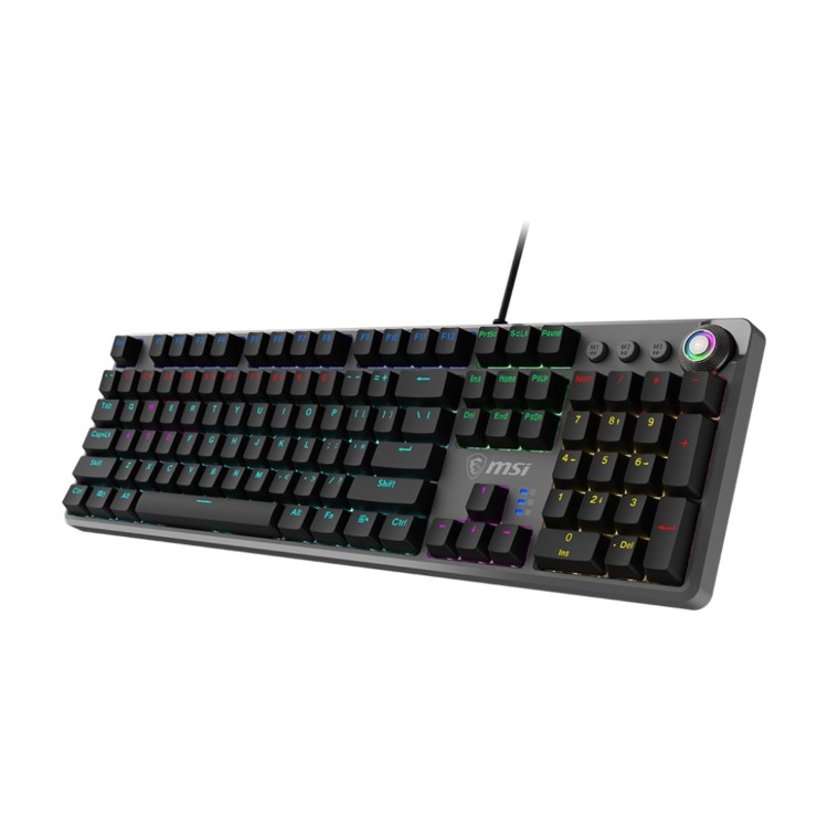 MSI FORGE GK310 RED UK Keyboards Yes Wired Yes Gaming Keyboard Black