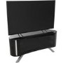 Bay Affinity Curved TV Stand 1150 Black / Black Glass