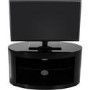 Buckingham Affinity Oval TV Stand 800 Black / Black Glass