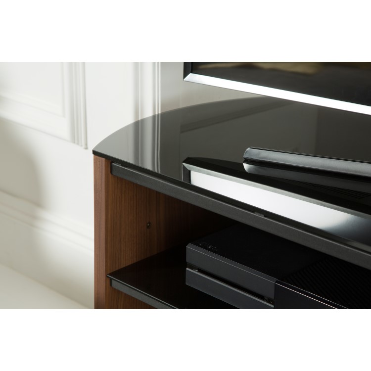 Alphason FW1350-BV/B Finewoods TV Stand for up to 60" TVs - Black/Oak