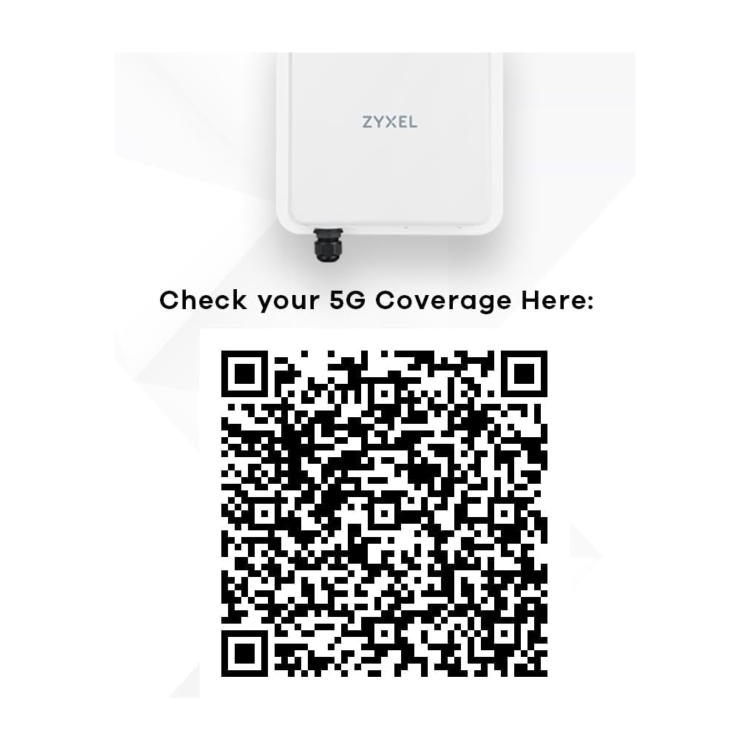 Zyxel Nebula FWA710 Multi-Gigabit Ethernet Dual-band 2.4+5GHz 5G Wireless Router