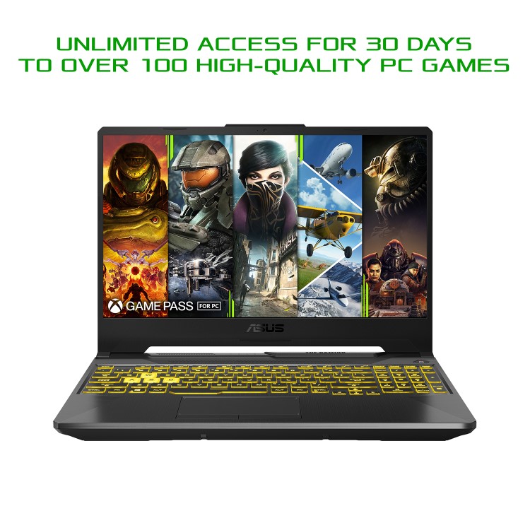 Asus TUF F15 Core i5-11400H 8GB 512GB SSD RTX 3050Ti 144Hz 15.6 Inch Windows 11 Gaming Laptop