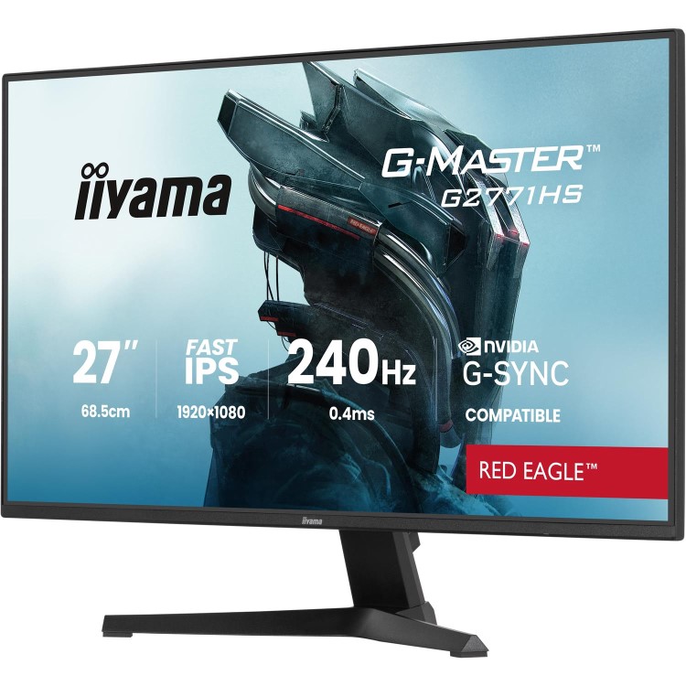 iiyama G-MASTER RED EAGLE 27" Fast IPS Full HD 240Hz 0.4ms Gaming Monitor